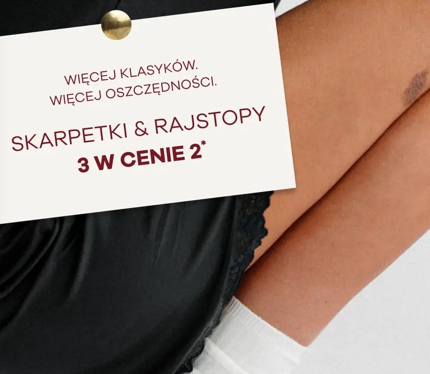 Rajstopy i skarpetki w CHANGE Lingerie - promocja 3 za 2