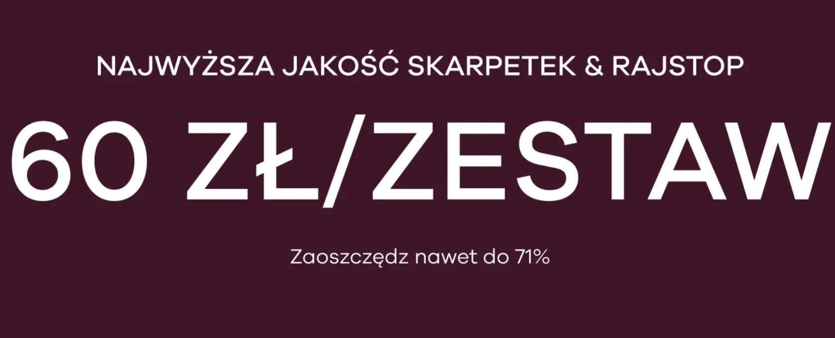 Skarpetki i rajstopy damskie w CHANGE Lingerie – pakiety i promocje