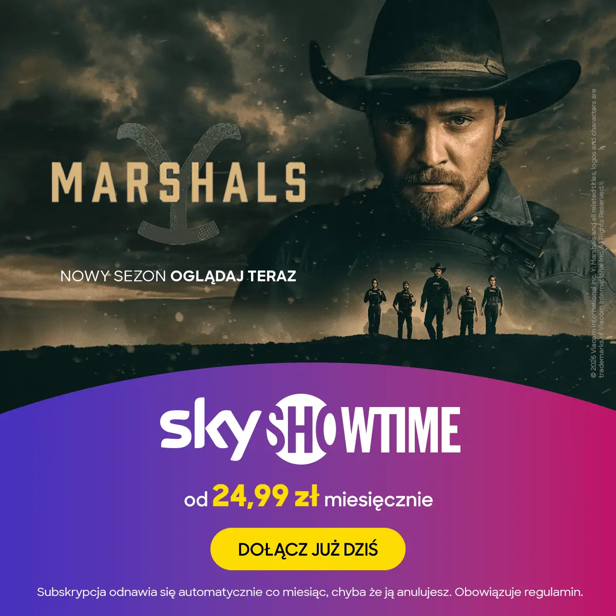 SkyShowtime – oglądaj filmy i seriale już od 24,99 zł