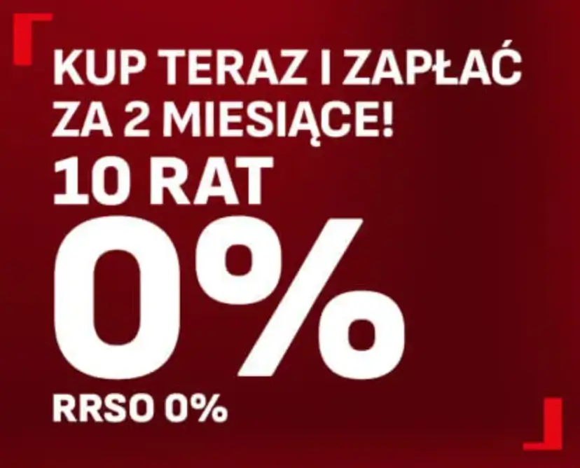 Tefal: raty 10x0% na zakupy i płatność za 2 miesiące
