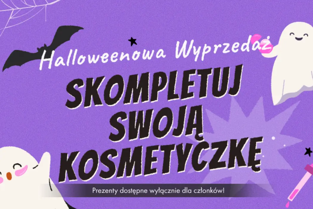 Wyprzedaż Halloween w Stylevana - kosmetyki koreańskie taniej przy zakupach za min. 399 zł