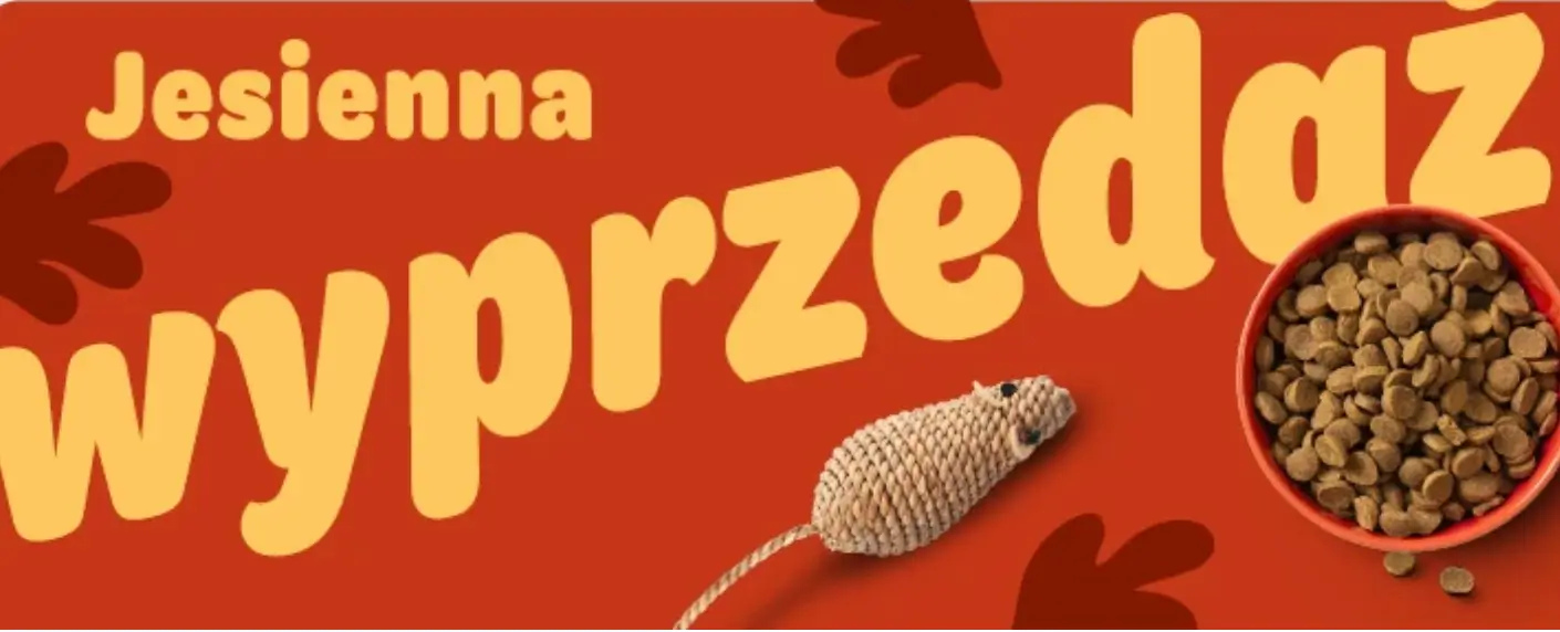 Zooplus: jesienna wyprzedaż do 40% taniej dla pupila