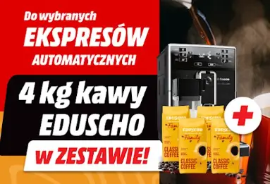 4kg kawy w prezencie do wybranych ekspresów automatycznych w Media Markt