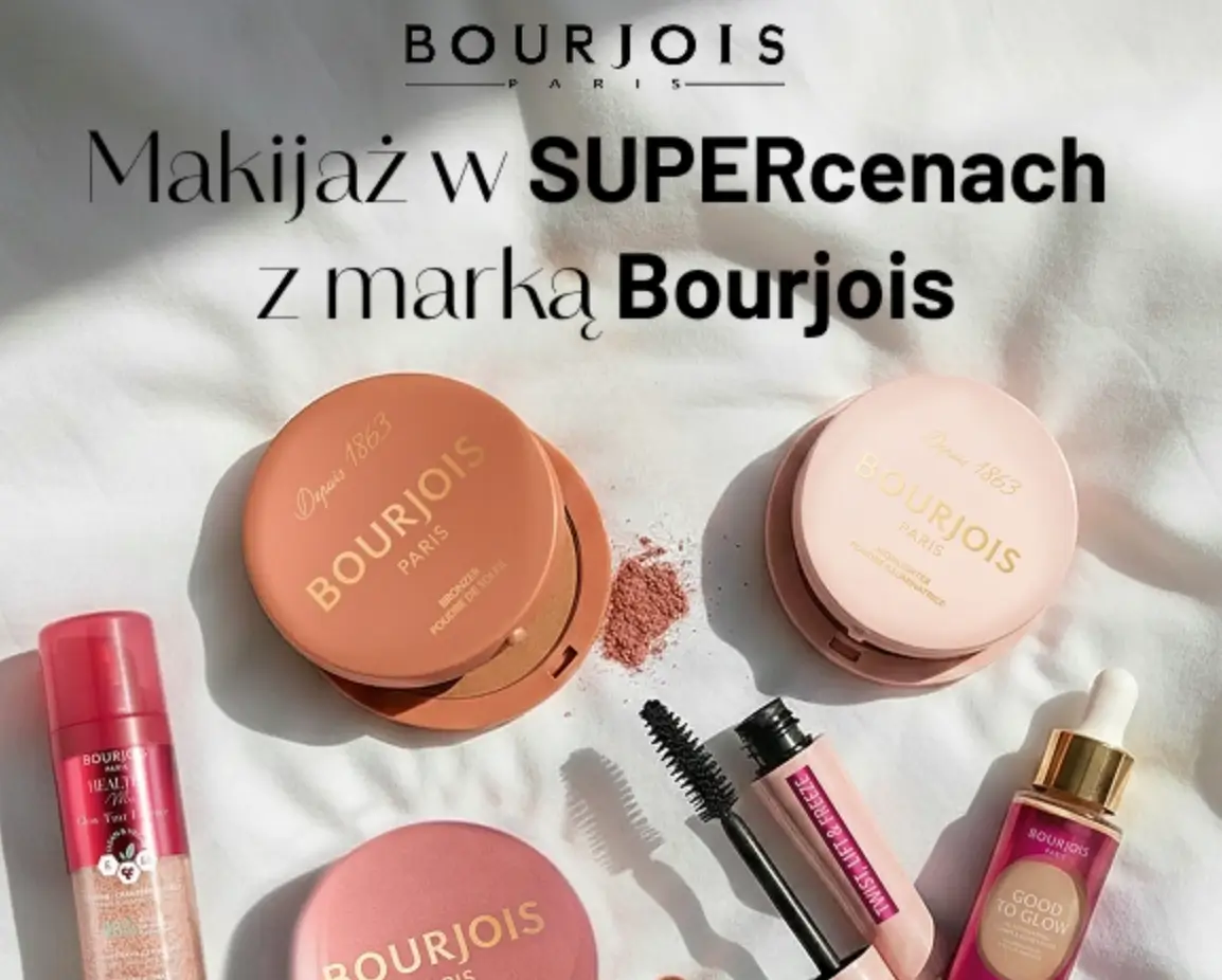 Kosmetyki Bourjois w supercenach w Cocolita