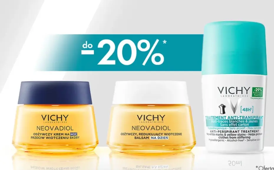 Kosmetyki Vichy 20% taniej w drmax.pl
