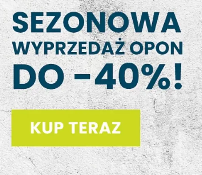 Opony 40% taniej w Ucando