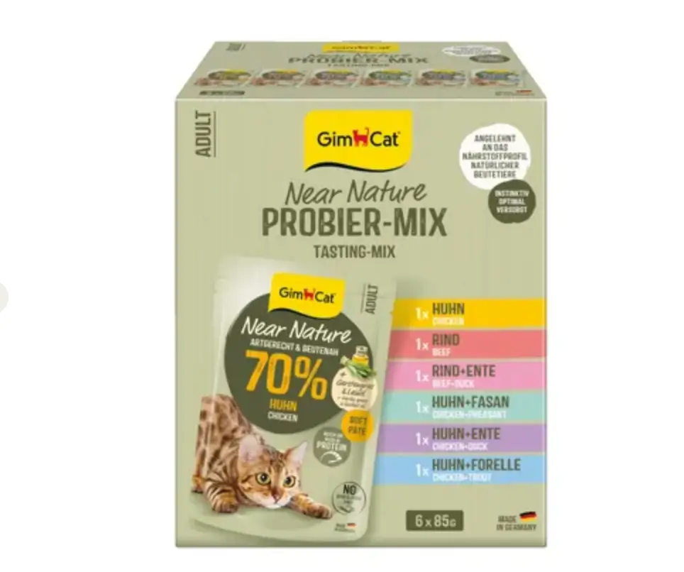 Pakiet próbny GimCat Near Nature 30% taniej w Zooplus