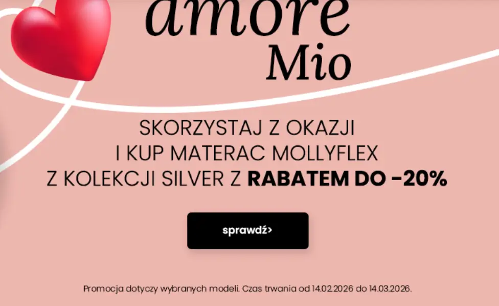 Pan materac | Rabat -20% na wybrane materace Mollyflex