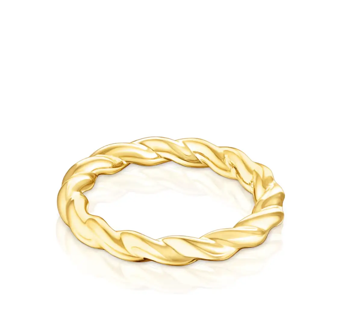 Rabat -30% na Pierścionek ze złota Twisted w TOUS