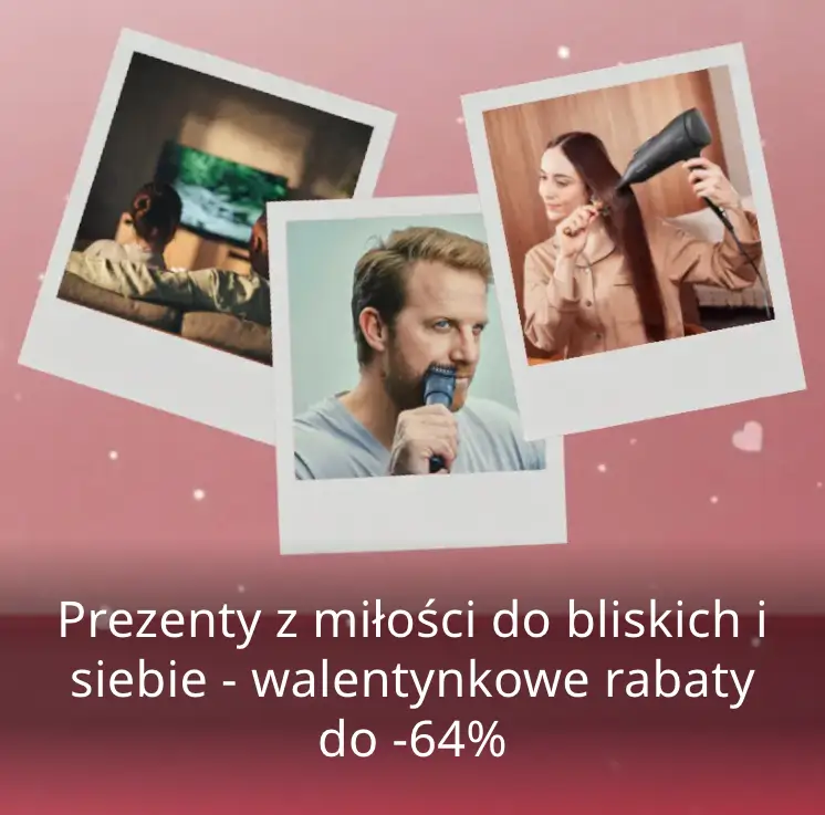 Walentynkowe rabaty do -64% na wyjątkowe prezenty od Panasonic