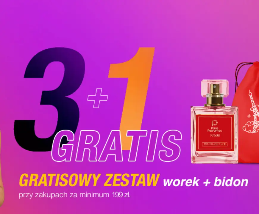 4 flakony w cenie 3 w Paryskie Perfumy + prezent