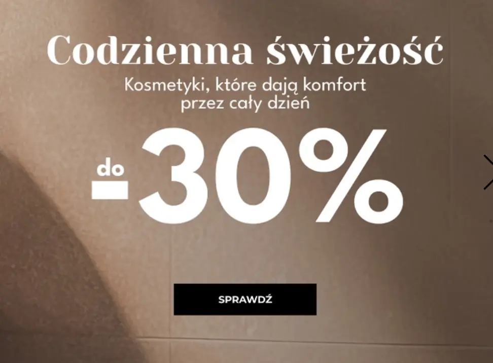 Codzienna świeżość - promocje do -30% 