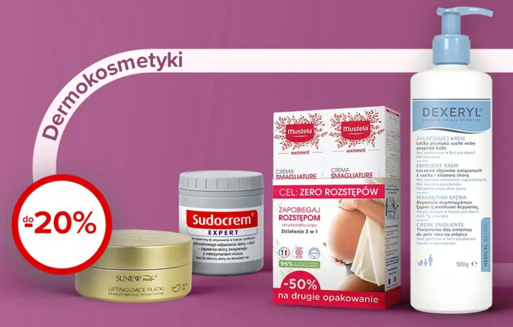 Dermokosmetyki 20% taniej w drmax.pl