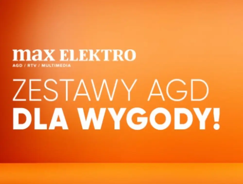 Gotowe zestawy AGD w Max Elektro
