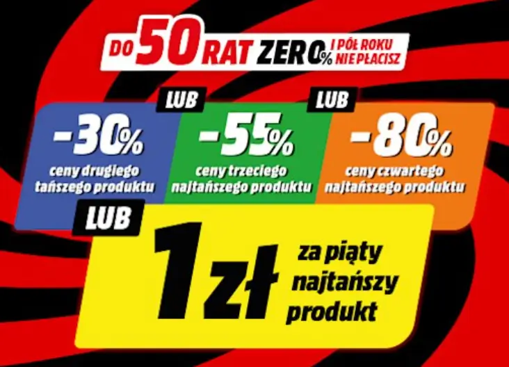 Piąty produkt za 1 zł w promocji ZestawoMania w Media Markt