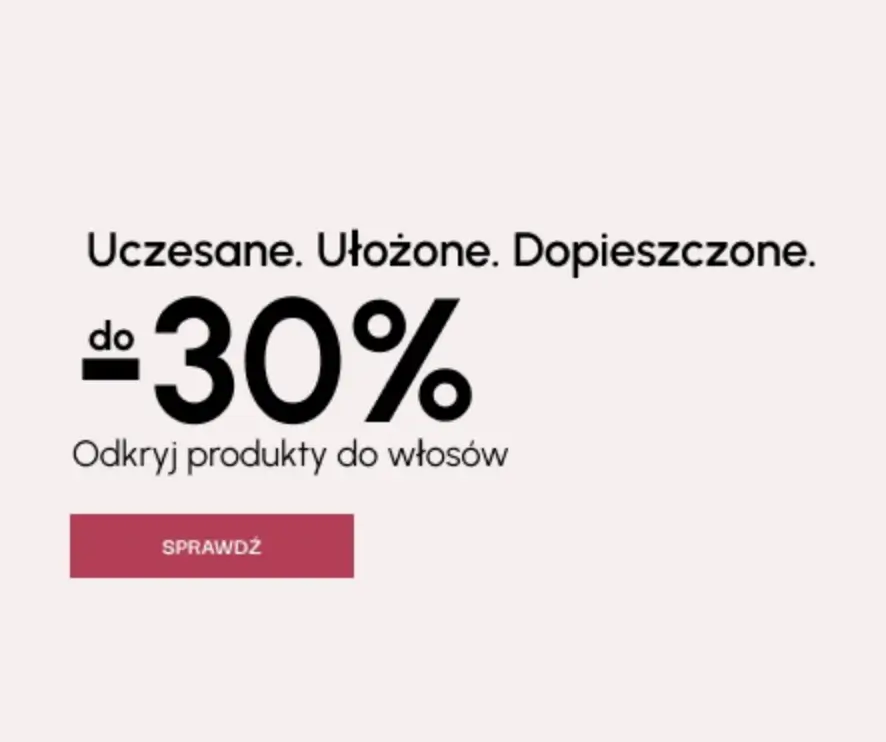 Produkty do włosów 30% taniej w Cocolita