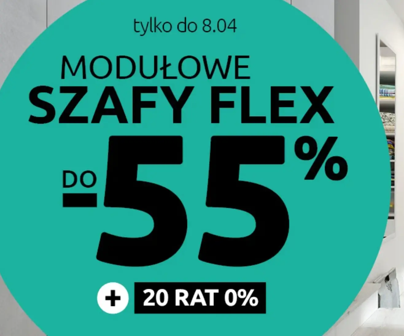 Szafy modułowe Flex do -55% w Black Red White