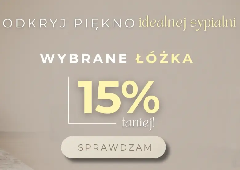 Wybrane łóżka Senpo z rabatem -15%