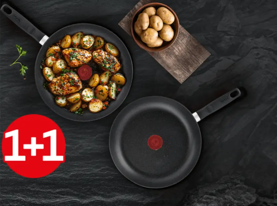 1+1 na linię Ingenio Dark Essential w Tefal