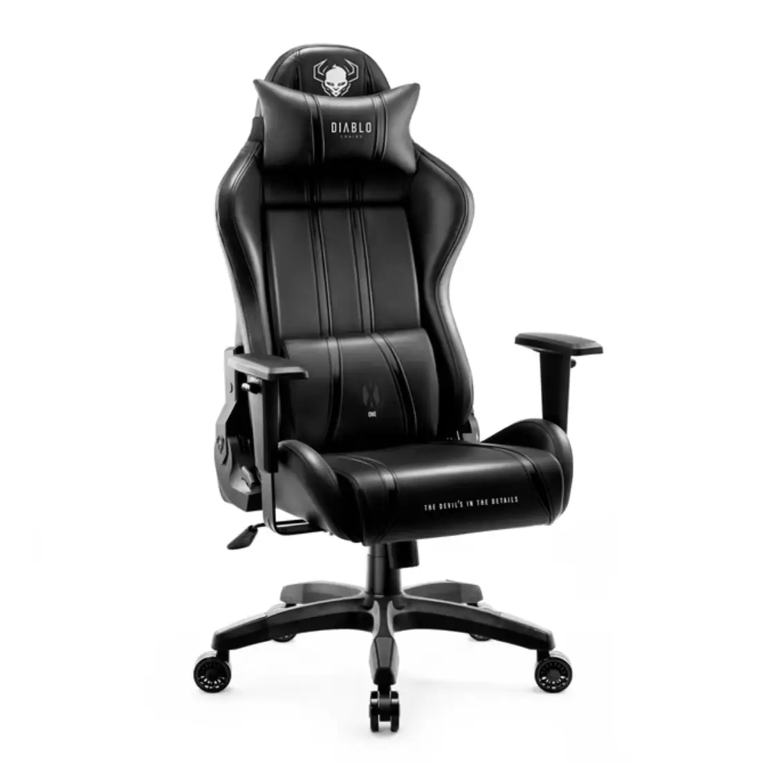 Diablo Chairs: fotel Diablo X-One 2.0 Normal Size czarno-czarny za 643,08 zł zamiast 1099 zł z kodem rabatowym