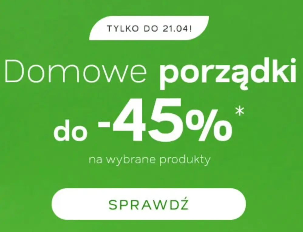 Domowe porządku do -45% w ofercie sklepu Drogeria Natura