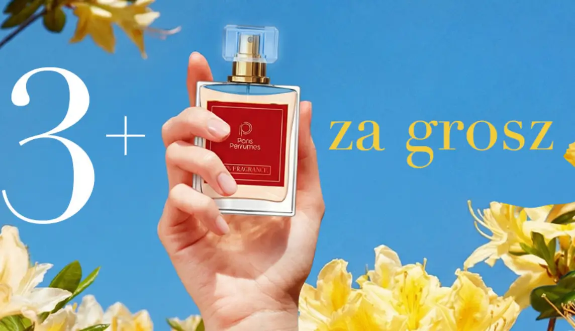 Kod rabatowy Paryskie Perfumy - promocja 3+1 na perfumy