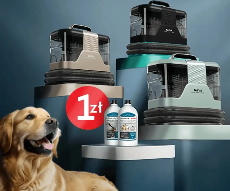 Kup odkurzacz piorący i odbierz detergenty za 1 zł