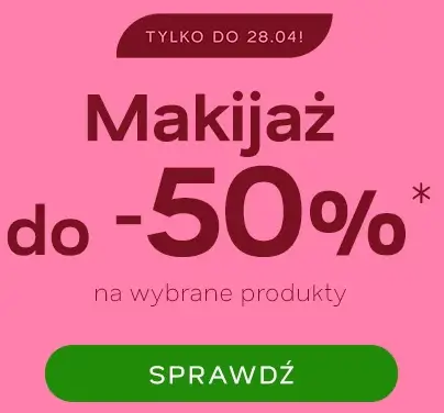 Makijaż do -50% w ofercie promocyjnej sklepu Drogeria Natura