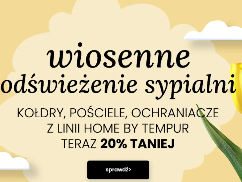 Produkty Tempur 20% taniej w Pan Materac