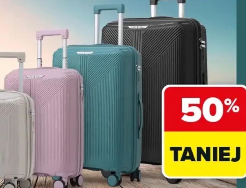 Walizki 50% taniej w Carrefour