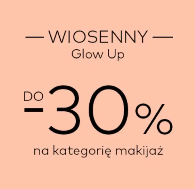 Wiosenny glow-up do -30% na makijaż w Aelia.pl