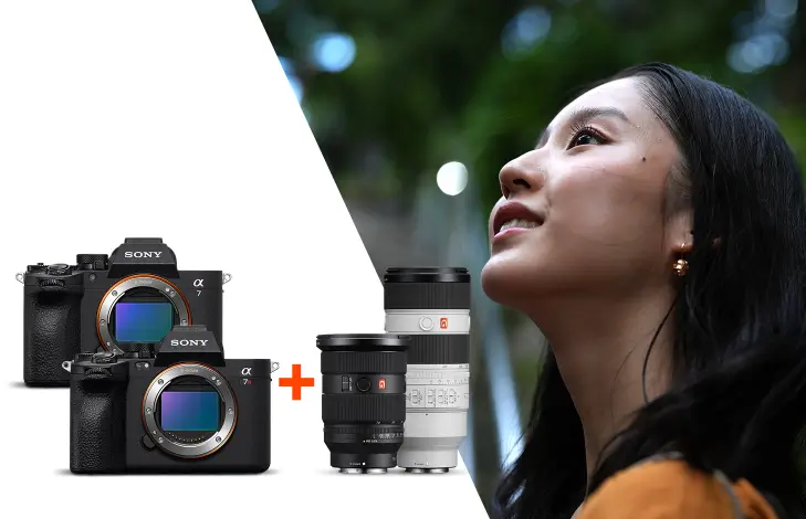 Wybrane aparaty taniej w zestawie z obiektywami z serii GM w sklepie Sony