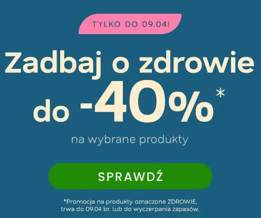 Zadbaj o zdrowie ze zniżkami do -40% na wybrane suplementy w Drogerii Natura
