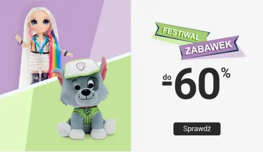 Festiwal zabawek ze zniżkami do -60% w ofercie sklepu Smyk