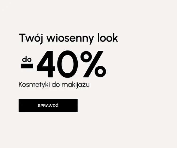 Kosmetyki do makijażu 40% taniej w Cocolita