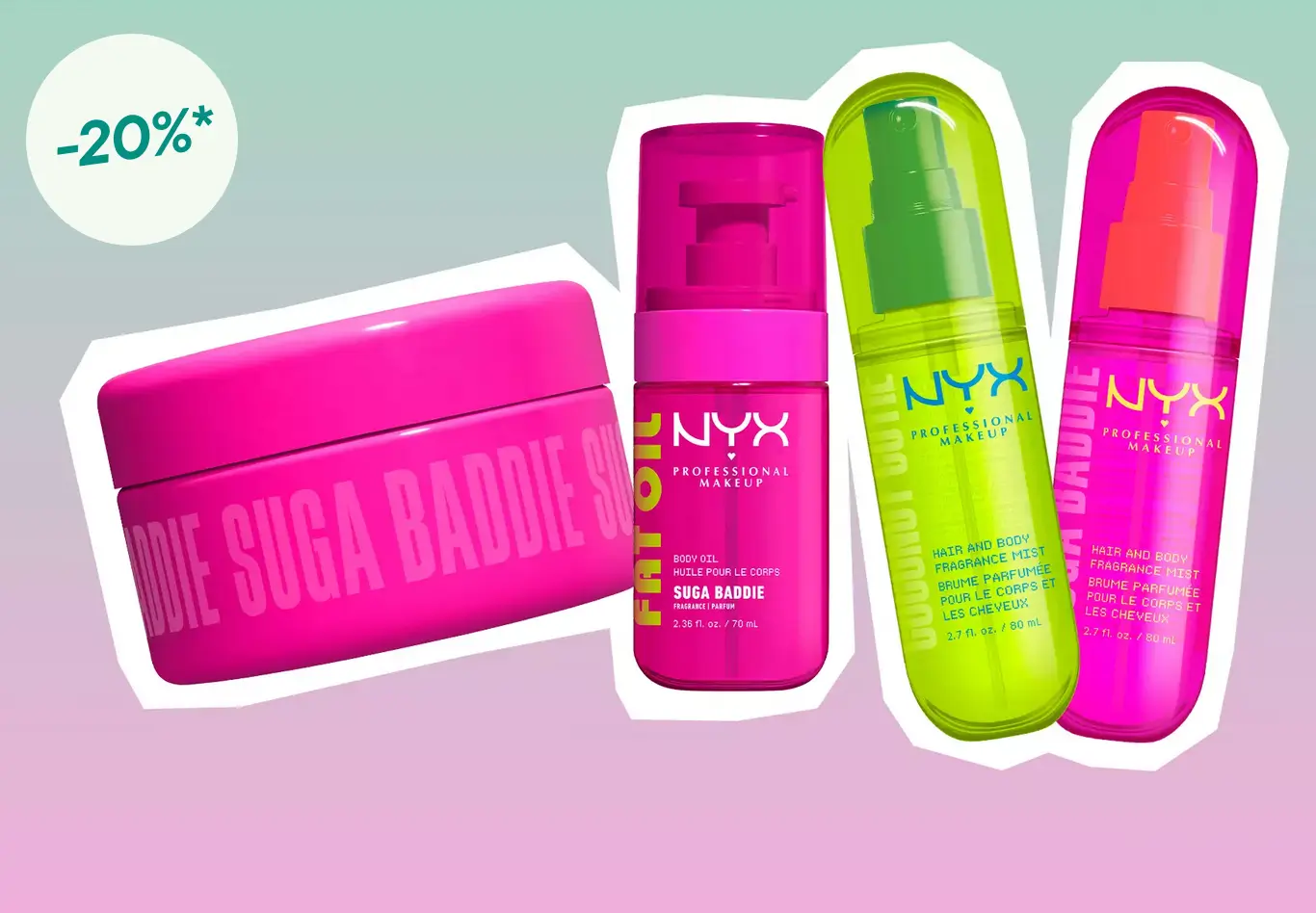 Kosmetyki Nyx 20% taniej w Lyko