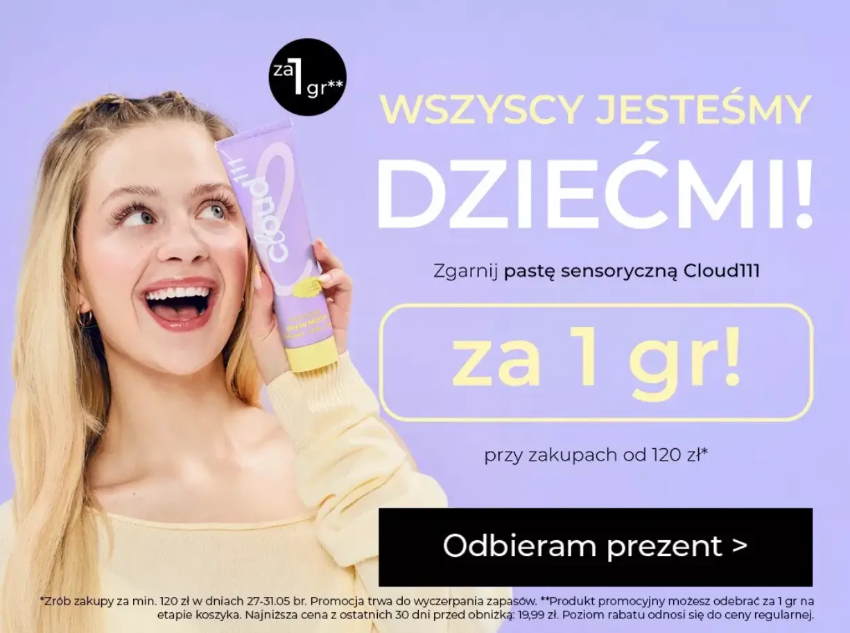 Pasta sensoryczna Cloud111 za 1 gr przy zakupach za min. 120 zł w House Of Beauty Bielenda