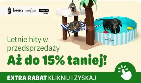 Aż do -15% na letnie hity przedsprzedaży w Zooplus