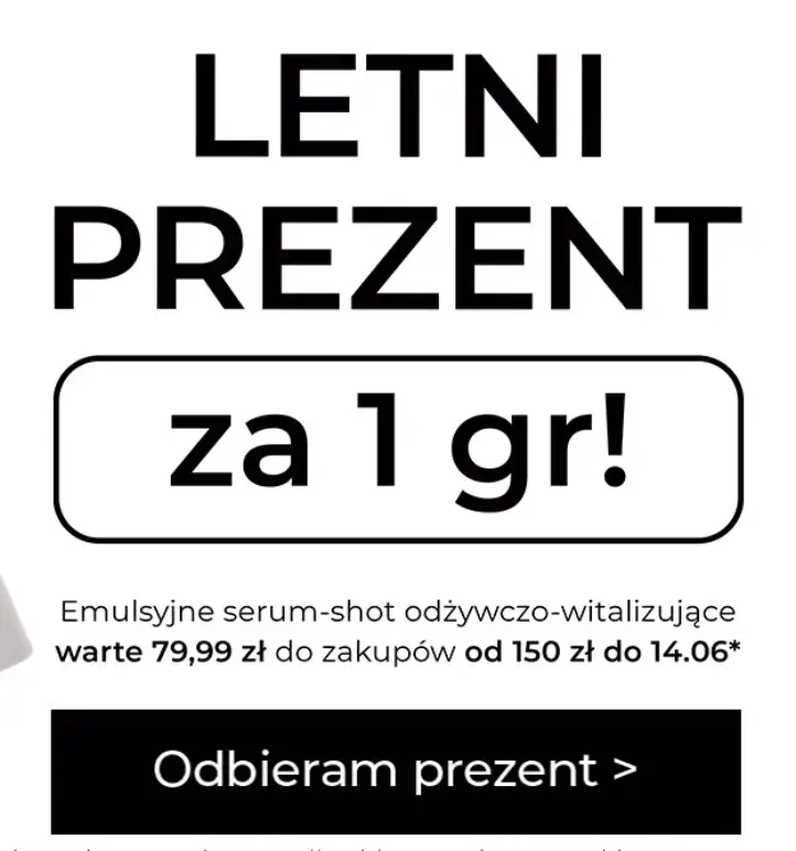 Emulsyjne serum w prezencie za 1 grosz przy zakupach od 150 zł w House Of Beauty Bielenda