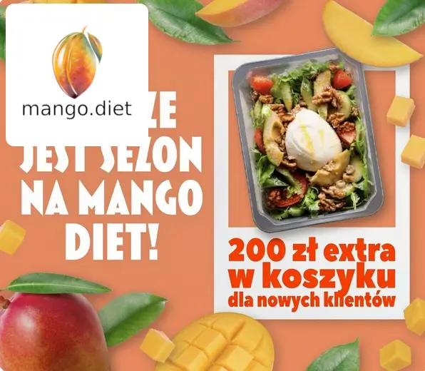 Mango.diet -31% z kodem rabatowym i 200 zł extra