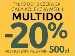 Rabat -20% na kolekcję Multido przy zakupie za min. 500 zł w Black Red White