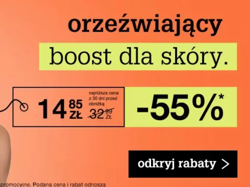 Wybrane produkty z rabatem -55% w Tołpa