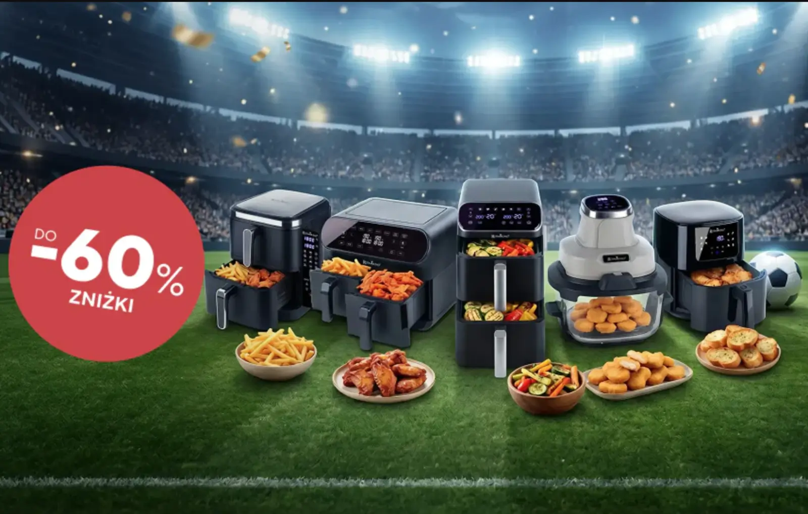 Zniżki do -60% na air fryery w Vitapur