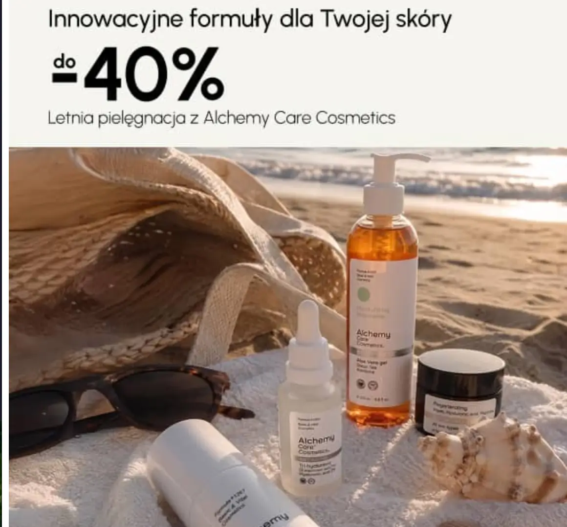  Letnia pielęgnacja z Alchemy Care Cosmetics - promocje do -40% 