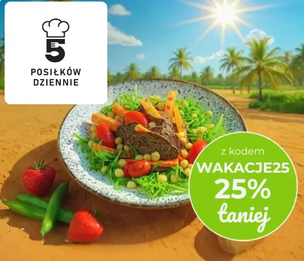 Kod rabatowy Dietly - 25% na 5 posiłków dziennie