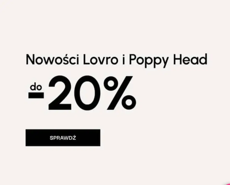 Kosmetyki Poppy Head i Lovro 20% taniej w Cocolita