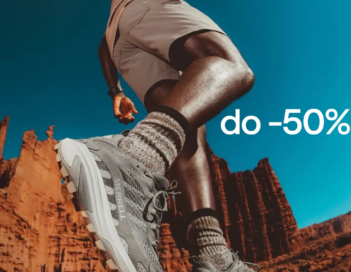 Merrell - wyprzedaż do -50% taniej