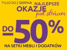 Najlepsze okazje pod słońcem do -50% na setki mebli i dodatków w Black Red White