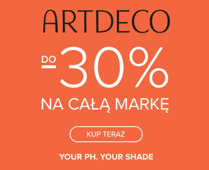 Puder i Krem: kosmetyki ARTDECO do 30% taniej