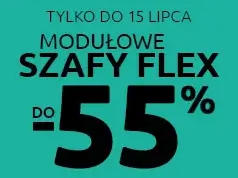 Szafy Flex ze zniżkami do -55% w Black Red White